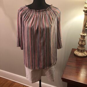 Nic + Zoe Top, Off Shoulder Size XS